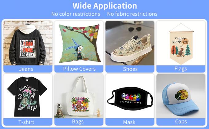 In kỹ thuật số 60cm DTF Bộ phim chuyển nhiệt PET DTF In ấn DTF Bộ phim đ&agrave;n &ocirc;ng Gi&agrave;y vải &aacute;o thun in DTF giấy PET 3