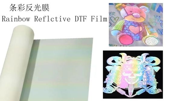 DTF Transfer Film Roll phim dtf phản xạ đầy màu sắc cho DTF Desktop Printing Materials