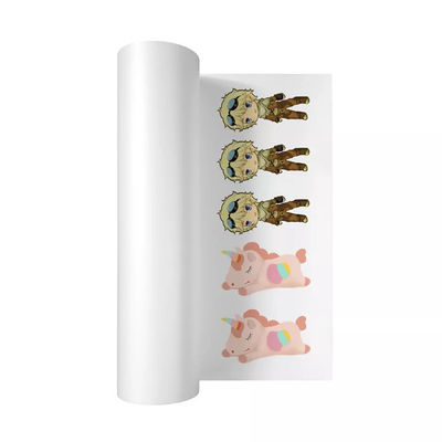 50000 cuộn mỗi tuần DTF vật liệu in 80gsm phim chống cuộn màu trắng / minh bạch