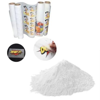 Chất liệu in DTF màu trắng đen nóng nóng Liêm truyền nhiệt bột in