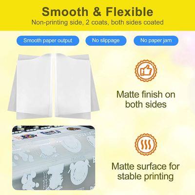 60cm DTF in ấn phim lạnh nóng da mat PET phim DTF in ấn trực tiếp đến áo thun