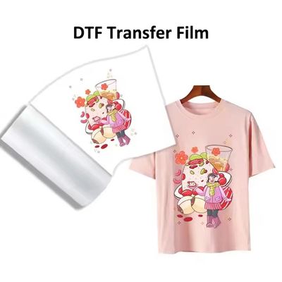 Double Side 30cm 60cm DTF Film Roll 75mic Pet Film Để in chuyển nhiệt