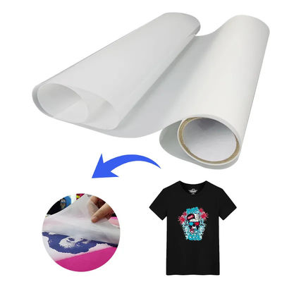 Phim DTF Pet hai mặt một mặt 30CM 33CM 60CM * 100M Cuộn truyền nhiệt 75Micron Phim DTF vỏ nóng lạnh