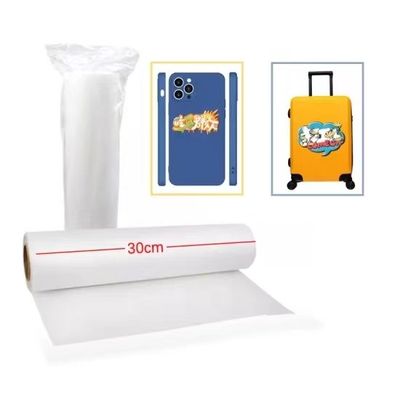 43cm injet kỹ thuật số in ấn chuyển nhiệt pet phim cuộn cho DTF 75U độ dày giải phóng