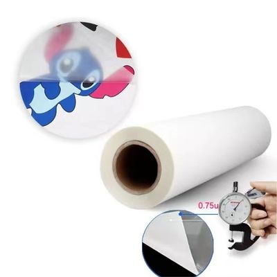 Hot Peel Transparent 60 cm Matt Double Side Inkjet Màu trắng A3 Pet Dtf Bộ phim chuyển nhiệt cho quần áo