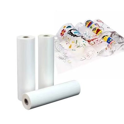 75mic mat màu trắng in ấn DTF phim thú cưng Hot peel 30cm 60cm trực tiếp đến phim để in quần áo
