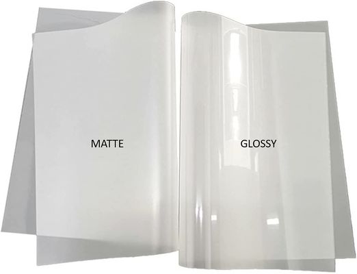 30cm * 100m 75U Độ dày Tải phim thú cưng Cuộn phim hai mặt lạnh, vỏ nóng, vỏ nóng, phim trong suốt 30cm cho áo phông DTF