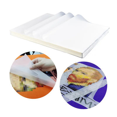 Hot Peel Transparent 60 cm Matt Double Side Inkjet Màu trắng A3 Pet Dtf Bộ phim chuyển nhiệt cho quần áo