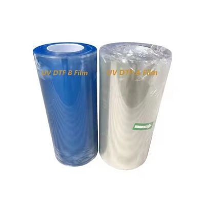 Cold Hot Peel Ab A3 UV DTF Pet Film Roll Transparent DTF Transfer Film 60cm tùy chỉnh
