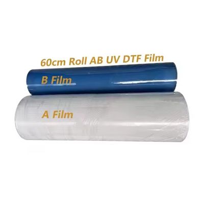 60cm DTF UV Pet Film Roll Sheet UV DTF Cup Wrap In kỹ thuật số Ab Film