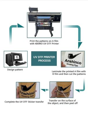 UV Dtf Transfer Ab Pet Film Roll 30 * 100cm Ab Film Transfer Dtf A3 30cm UV Dtf In Film