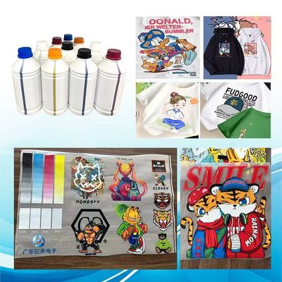 in DTF mực mật độ cao 1000ml nước dựa trên sắc tố trắng DTF máy in truyền