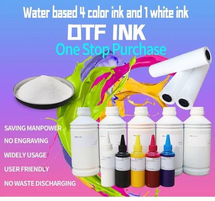 Mực DTF phủ sóng cao cho máy in Epson tương thích với phim và bột chuyển đổi DTF