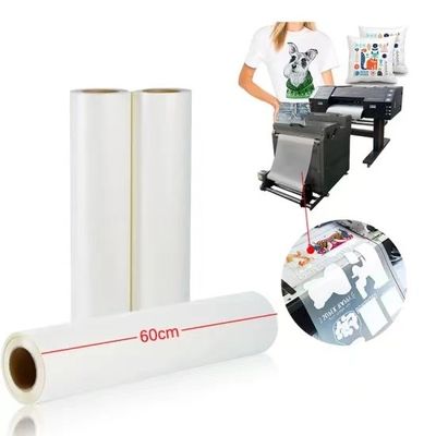 30cm*100m Rách nóng 75mic DTF giấy chuyển với độ đàn hồi cho lạnh / Hot peeling