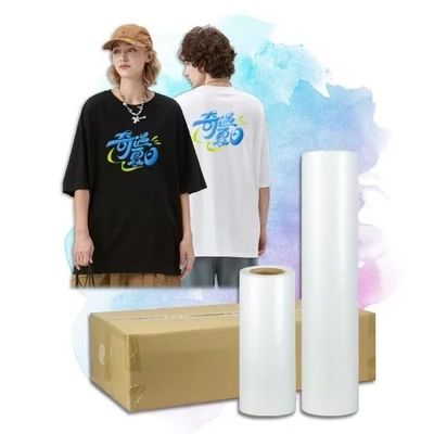 Bộ phim Dtf 30cm*100m Bộ phim in màu trắng cho tất cả các loại vải ở nhiệt độ vừa phải