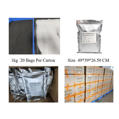 80-100 Mics TPU DTF trắng nóng chảy bột cho sự gắn kết mạnh trên bông polyester nylon