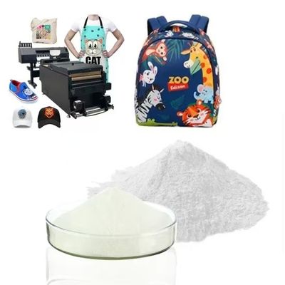 Bột DTF màu trắng 80mics cho in trực tiếp vào phim với khả năng chống rửa tuyệt vời