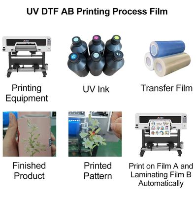 UV Transfer Sticker Uv Dtf Cup Wrap Cups Transfer Uv Dtf Ab Film Cho in nhãn dán