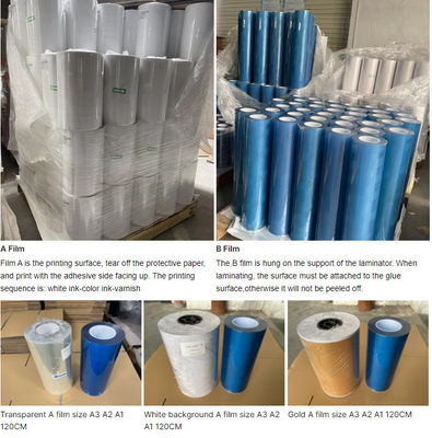 UV Transfer Sticker Uv Dtf Cup Wrap Cups Transfer Uv Dtf Ab Film Cho in nhãn dán