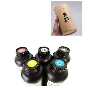 CMYKW + Vanish 500ml LED Digital UV Curing Printing Ink Để in độ phân giải sắc nét