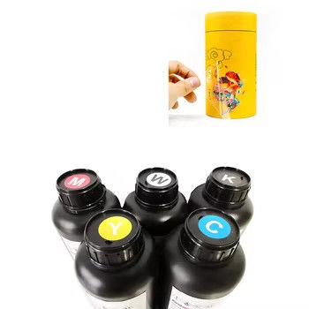 Mực mềm cứng UV CMYKW Màu cho XP600 TX800 Dx5 Dx7 Đầu in 500ML