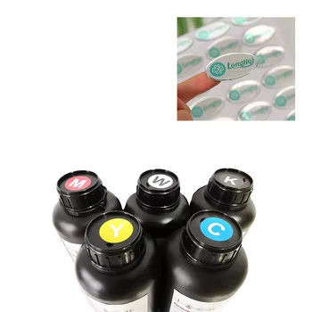 1000ml 6 màu mực UV mềm cứng mực in UV giá cho máy in