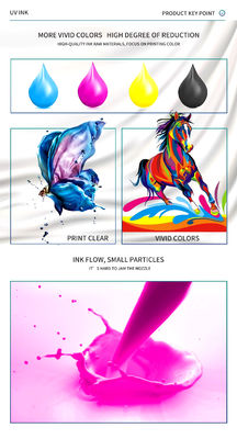 UV AB Transfer Film Printing Mực UV DX5 DX6 DX7 Mực UV DTF