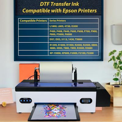Mực DTF trắng1000ml DTF dựa trên nước Mực sắc tố cho Epson XP600 L1800