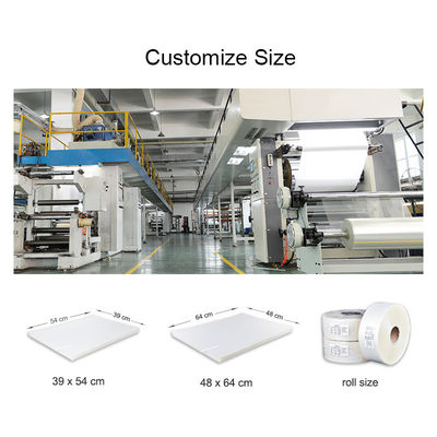 Matte Hot Peel 39*54cm 75 Micron PET Release Film Cho Screen And Offset Printing