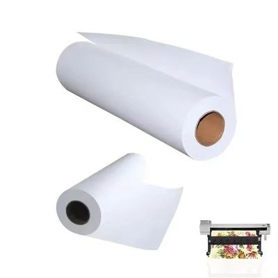 In kỹ thuật số 47 Inch 100gsm Roll To Roll Sublimation Paper cho máy in sublimation định dạng lớn