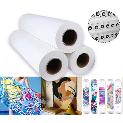 95GSM 44 inch * 400m epson giấy sublimation Roll cho vải polyester