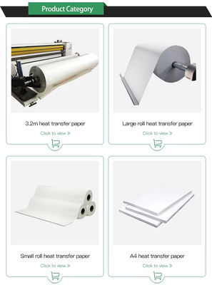 95GSM 44 inch * 400m epson giấy sublimation Roll cho vải polyester