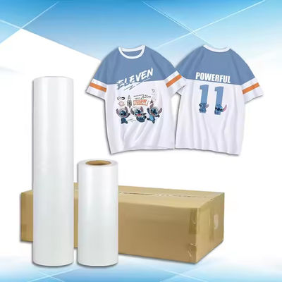 Mực trắng in ấn DTF Transfer Film Roll Hot Peel Độ kéo dài cao để in