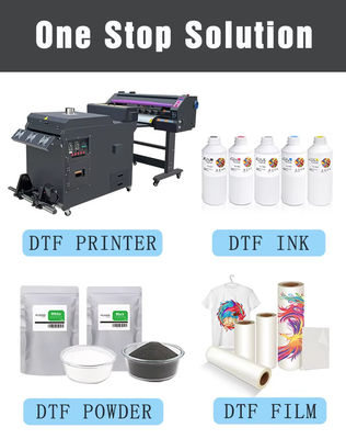 1000ml CMYK Mực DTF trắng trực tiếp đến phim Mực injet in ấn cho máy in DTF Refinecolor