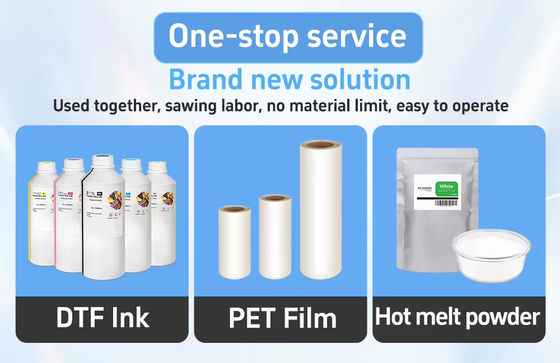 Bộ phim DTF lạnh / nóng / ngay lập tức với nhiệt độ chuyển đổi 130-150 độ C