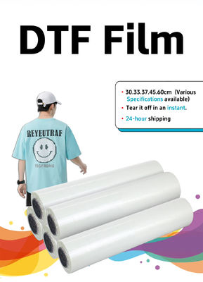 30cm trực tiếp để phim lạnh peel DTF phim cho hiệu suất in kỹ thuật số