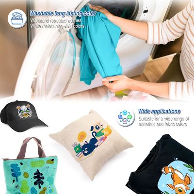33CM x 100M DTF PET Roll 75 Micron White Heat Transfer Film cho thiết kế tùy chỉnh
