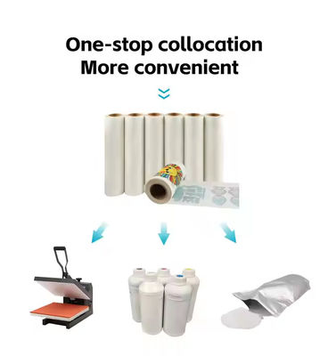 Bộ phim chuyển đổi DTF lột ngay lập tức 75mic Lý tưởng cho in đầy đủ màu sắc trên bông, polyester và hỗn hợp