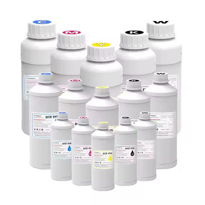 T-shirt thiết kế in phim thú cưng Epson Dtf mực Cmykw 1000ml mỗi chai cho L1800